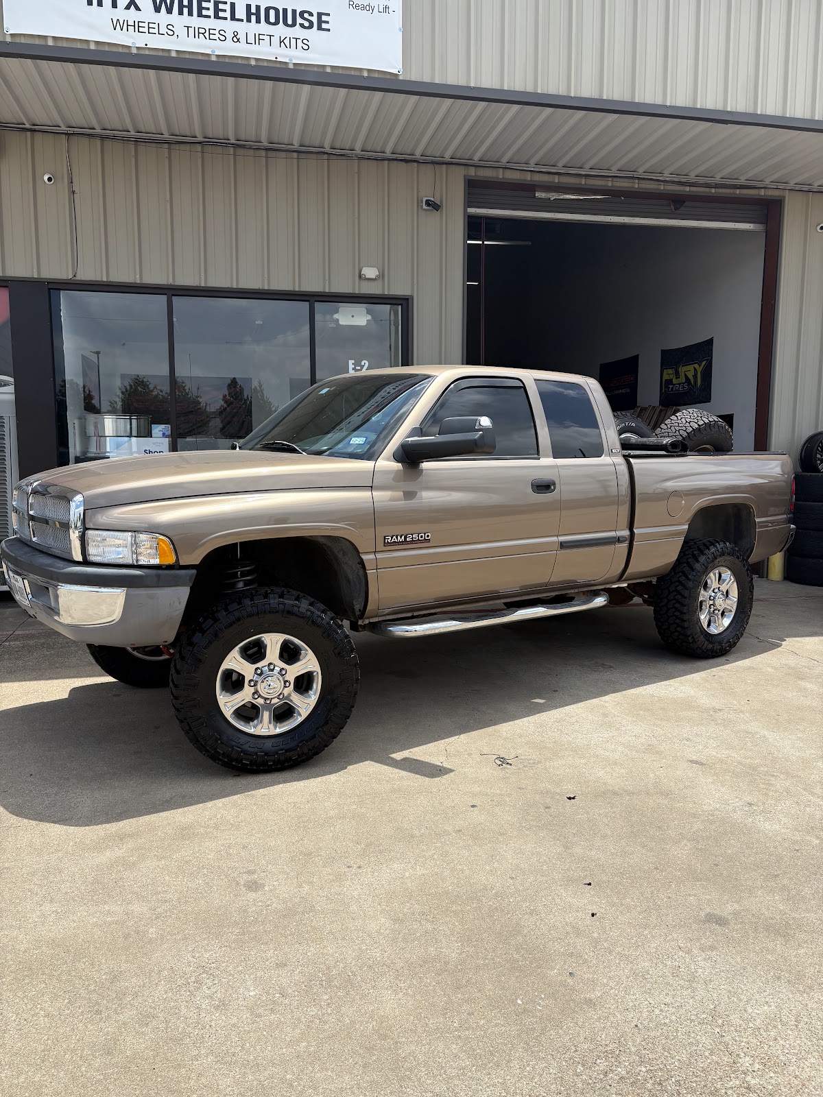 Tire bay at HTX Wheelhouse